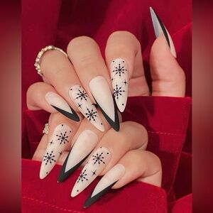 Stiletto Shaped Press-On Nails